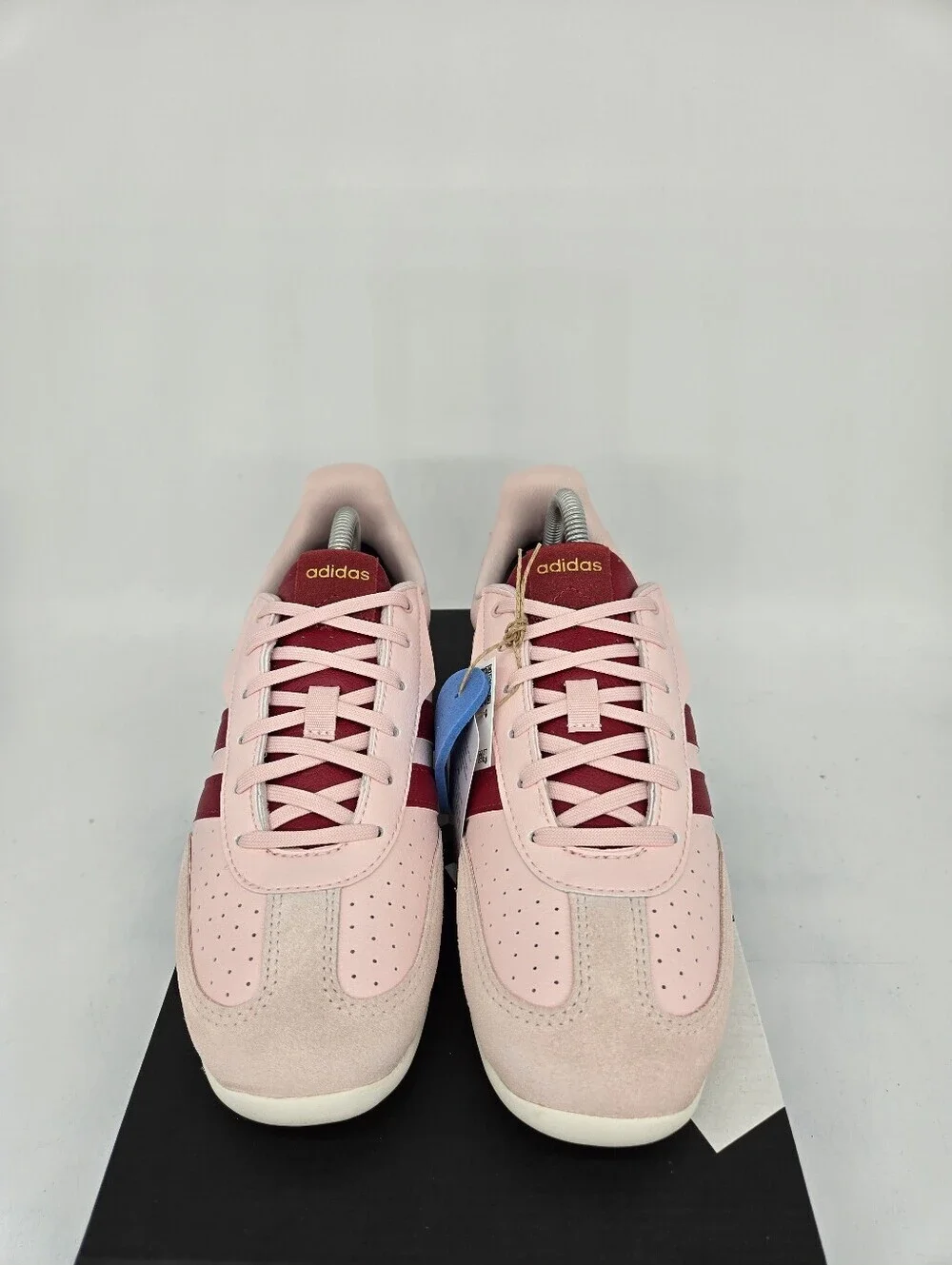 adidas Women's Barreda Lo KI9262 Sandy Pink Victory Red Shoes Size 8